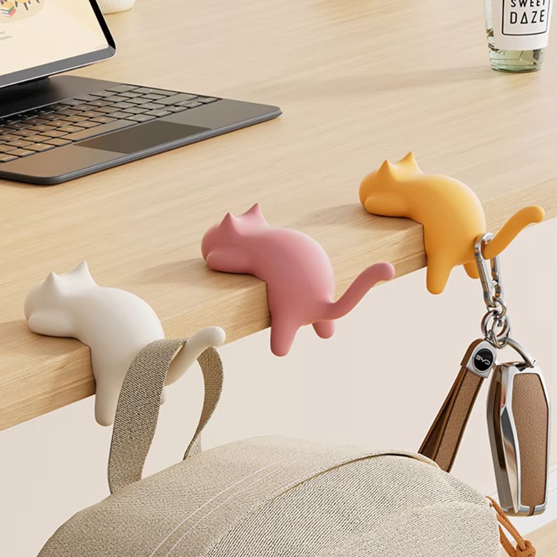 Office Furniture Brands - ​Cat Shaped No Trace Hooks, Damage-Free