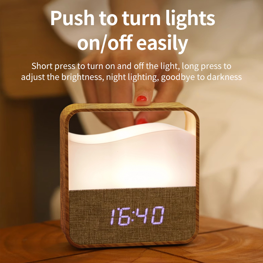 LED Night Light with Clock Dig - Desk Lamp ulasan dan harga