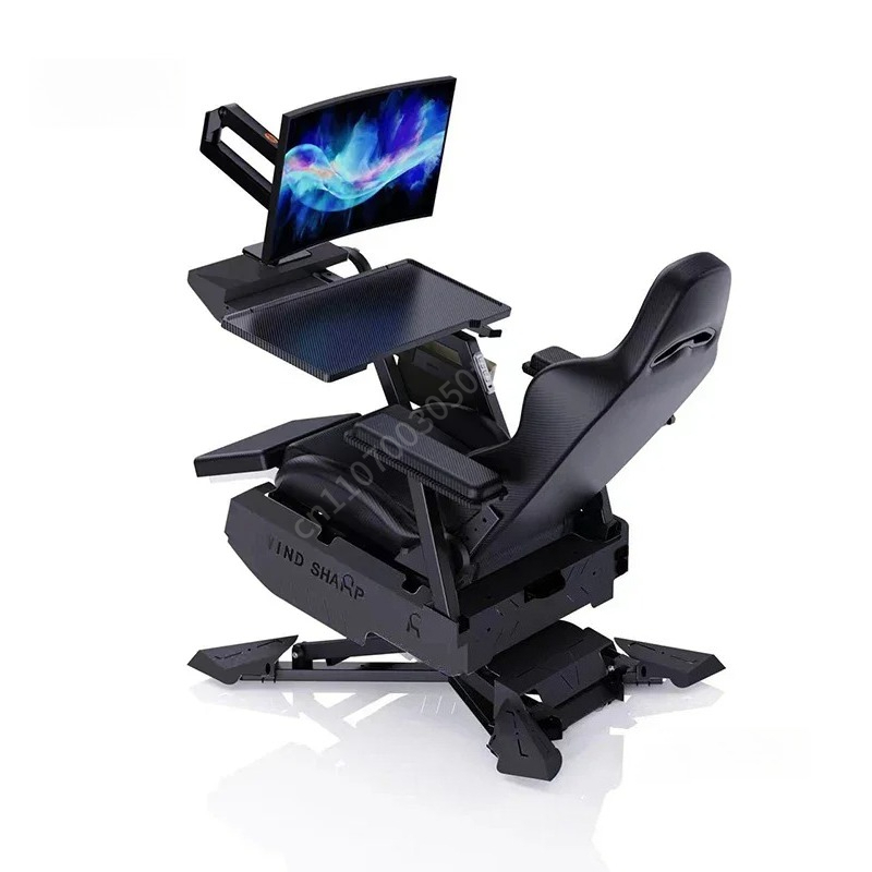 Reclining Gaming Station Cockp - Monitor Stand ulasan dan harga