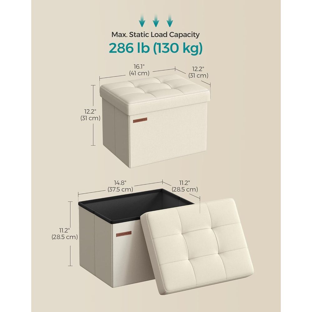 Compact Storage Ottoman, Footr - Office Stool ulasan dan harga