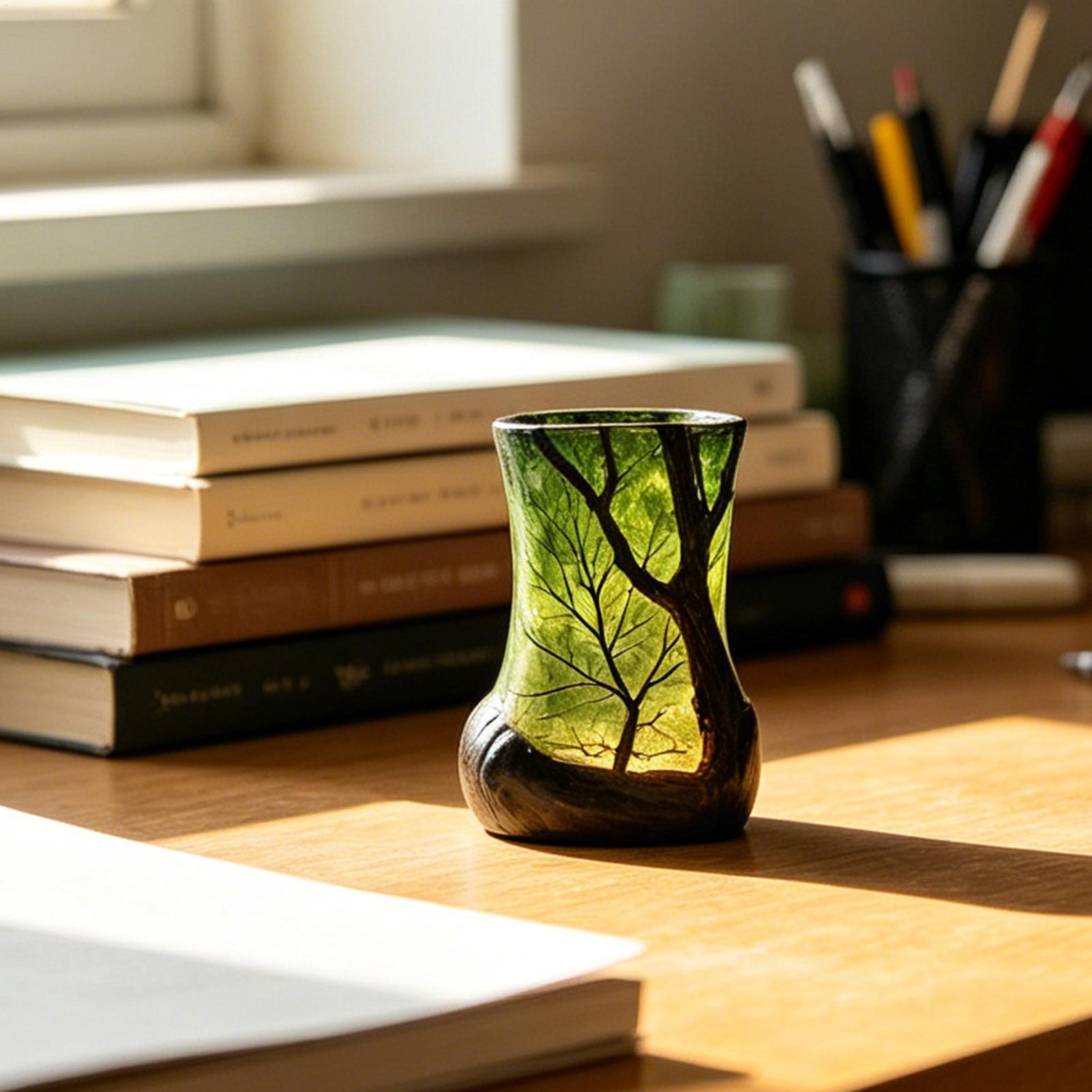 Bedside Table Lamp Forest Nigh - Desk Lamp ulasan dan harga