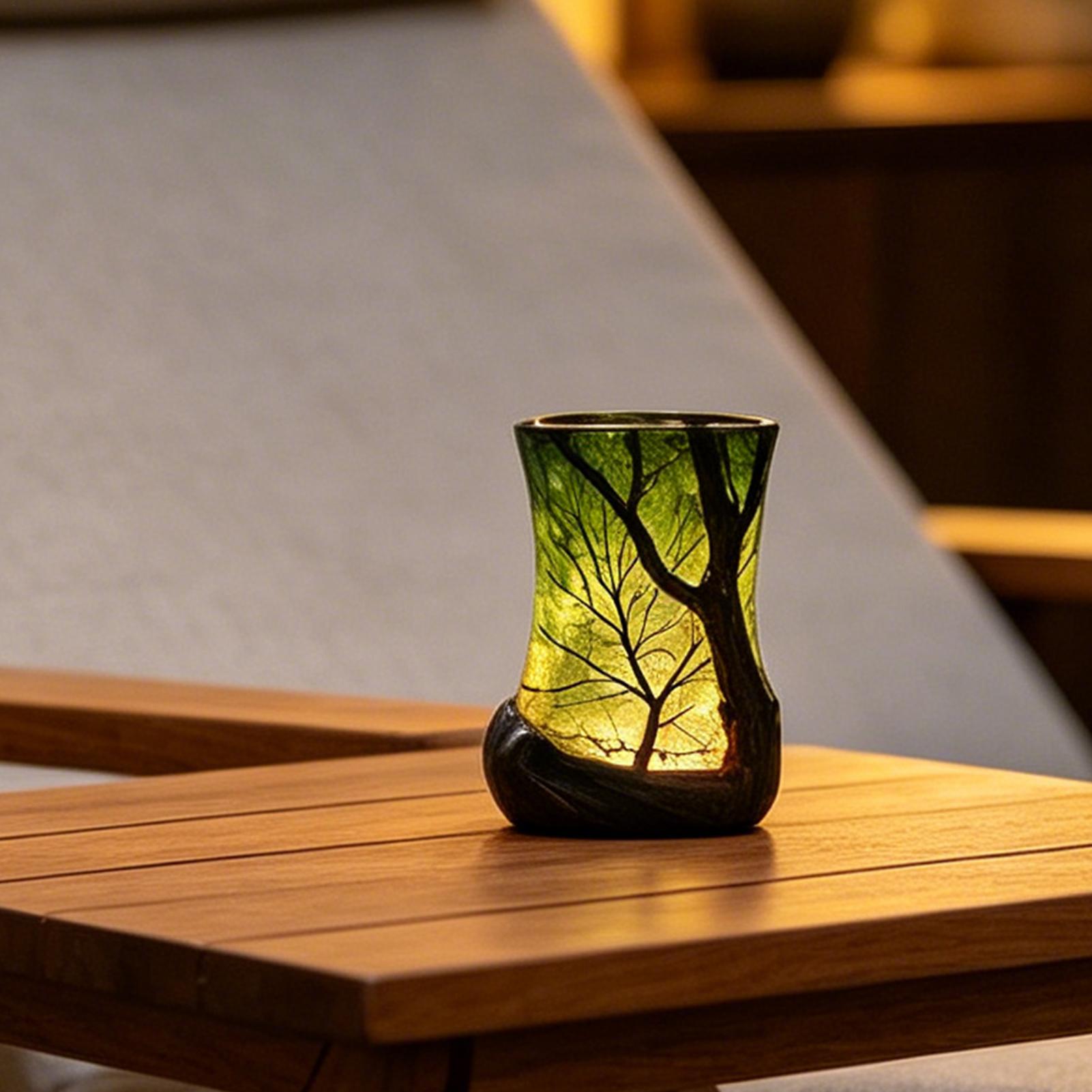 Bedside Table Lamp Forest Nigh - Desk Lamp ulasan dan harga