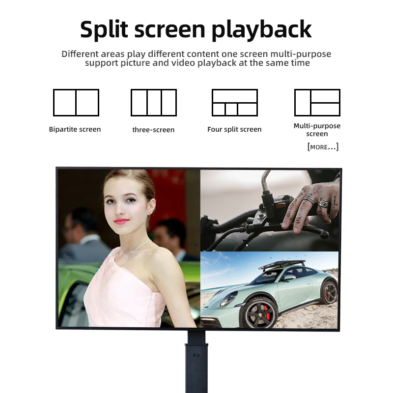 55 Inch Portable 4K Animation  - Monitor Stand ulasan dan harga