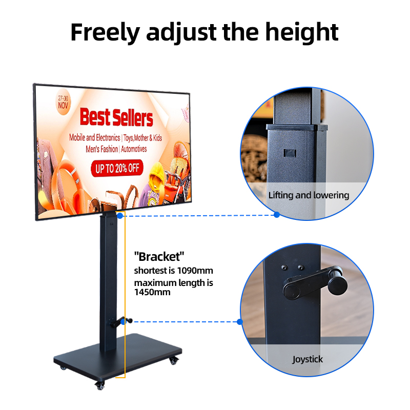 55 Inch Portable 4K Animation  - Monitor Stand ulasan dan harga