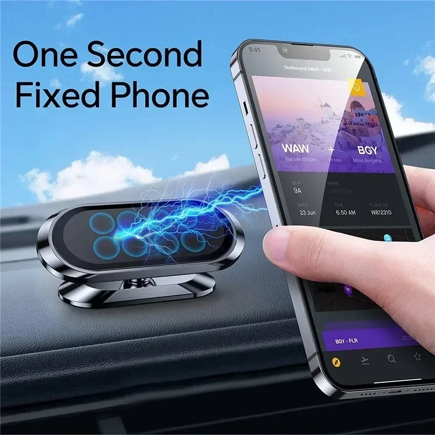 360° Magnetic Car Phone Holder - Mobile Pedestal Cabinet ulasan dan harga