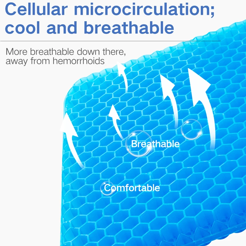 Honeycomb Gel Seat Cushion Coo - Office Stool ulasan dan harga