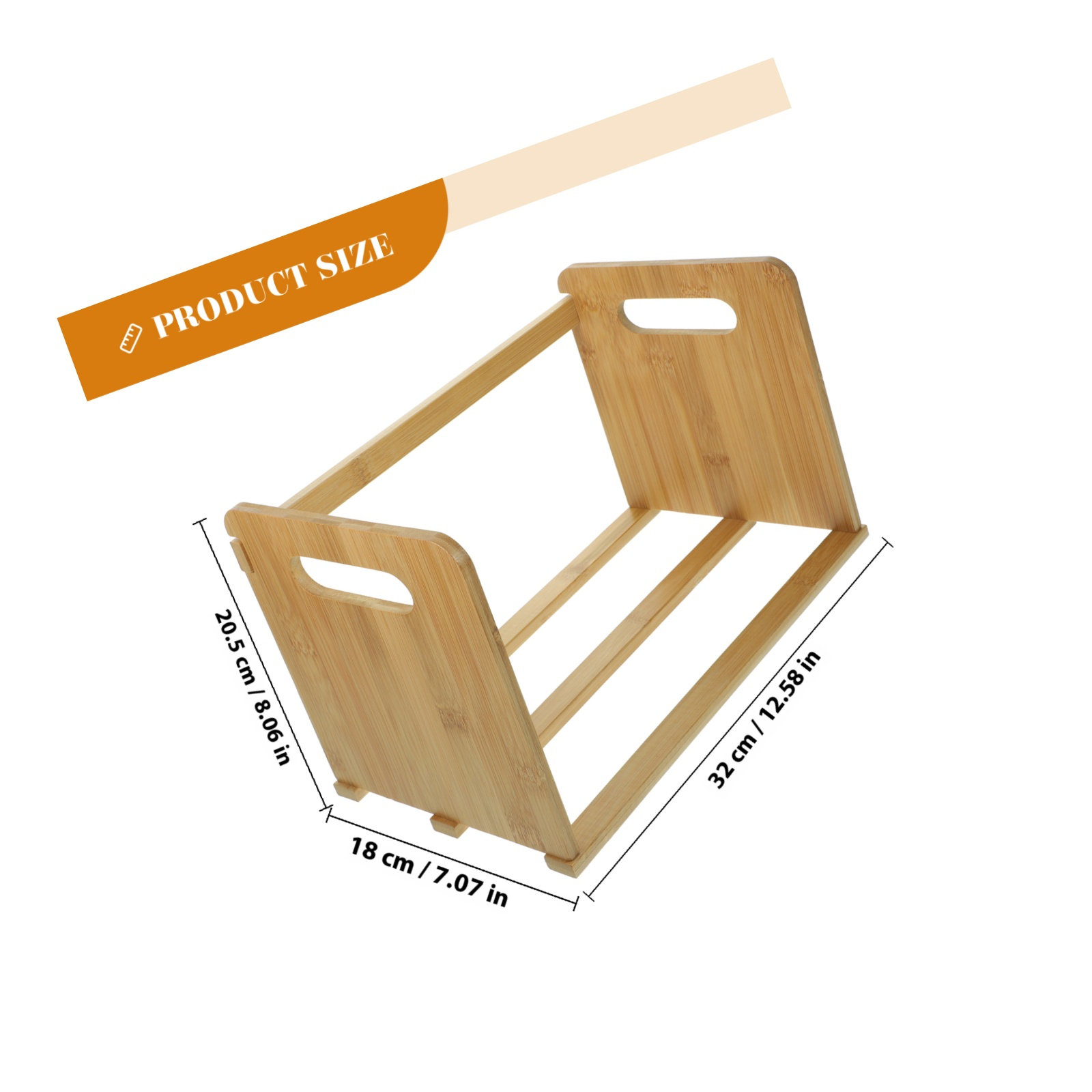Wooden Desktop Bookshelf Vinyl - Desk Organizer ulasan dan harga