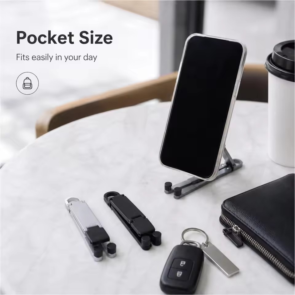 Mini Keychain Foldable Phone B - Mobile Pedestal Cabinet ulasan dan harga