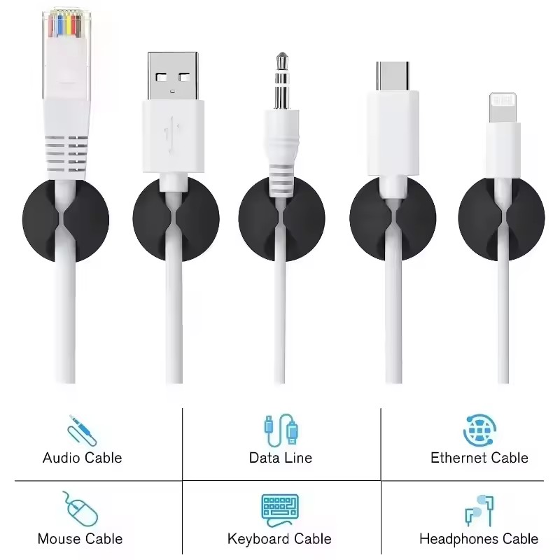 5/50Pcs Mini Cable Winder Orga - Desk Organizer ulasan dan harga