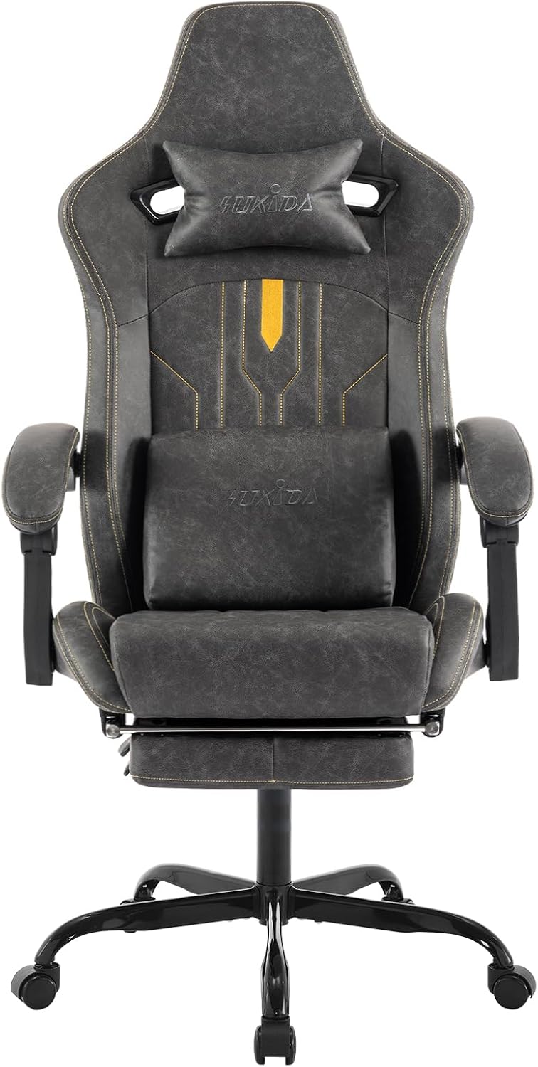 Gaming Chair with Footrest Erg - Office Chair Cushion ulasan dan harga