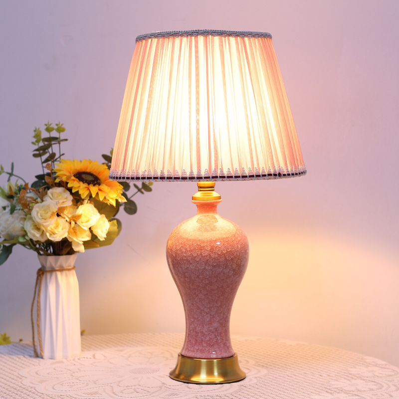 Jingdezhen ceramic vase desk l - Desk Lamp ulasan dan harga