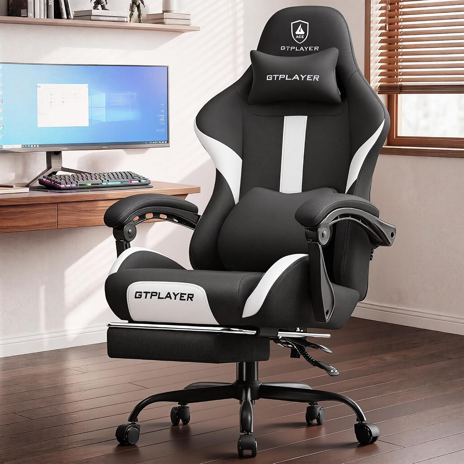 LUCKRACER Big and Tall Gaming  - Office Chair Cushion ulasan dan harga