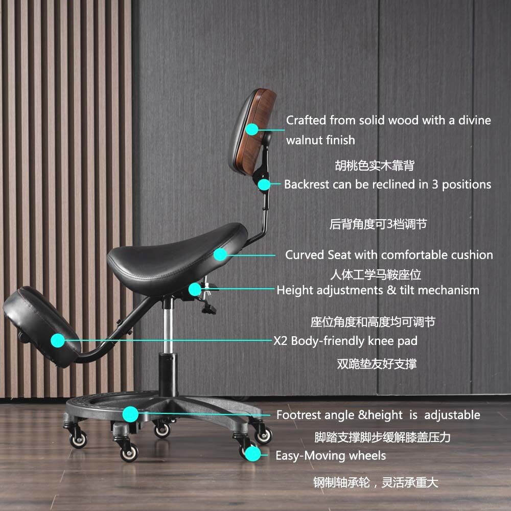 Adjustable Ergonomic Kneeling  - Office Chair ulasan dan harga