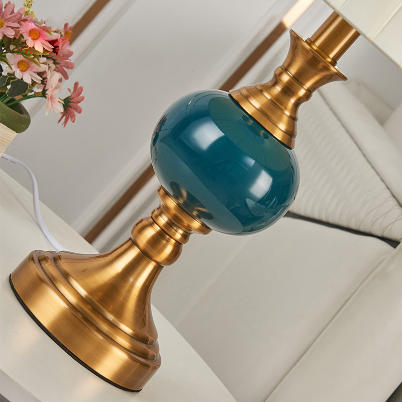 American retro bedroom bedside - Desk Lamp ulasan dan harga
